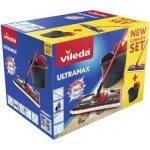 Vileda Ultramax Turbo+Frosch Sada na čištění podlah univerzální eko čistič 1 l + Vileda MultiLatex jednorázové rukavice 12 ks 155737 – Sleviste.cz