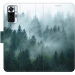 Pouzdro iSaprio Flip s kapsičkami na karty - Dark Forest Xiaomi Redmi Note 10 Pro – Sleviste.cz