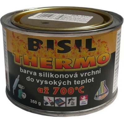 Barva BISIL žáruvzdorná silikonová 0,35kg černá matná – Sleviste.cz