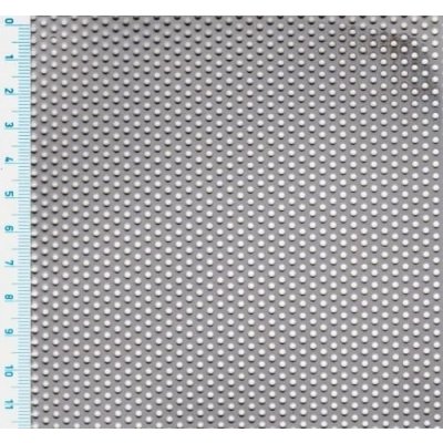 Děrovaný plech hliníkový Rv 2-3,5, formát 0,6 x 1000 x 2000 mm