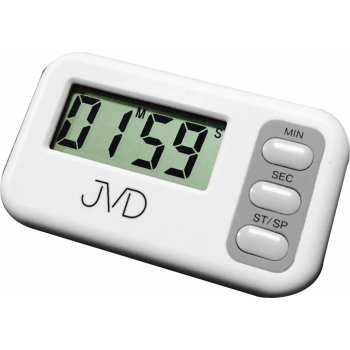 Bílá jednoduchá digitální minutka JVD DM62 s magnetem na připevnění