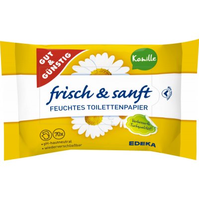 G&G Vlhčený toaletní s heřmánkem 70 ks – Zboží Dáma