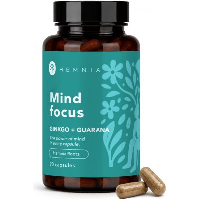 Hemnia Ginkgo + Guarana 500 mg 90 kapslí – Hledejceny.cz