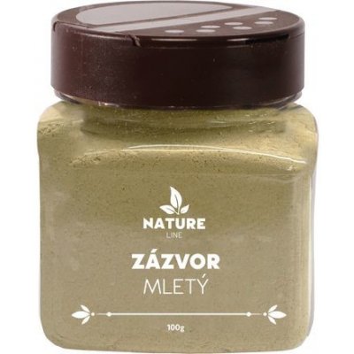 Nature line Zázvor mletý 100 g – Zboží Dáma