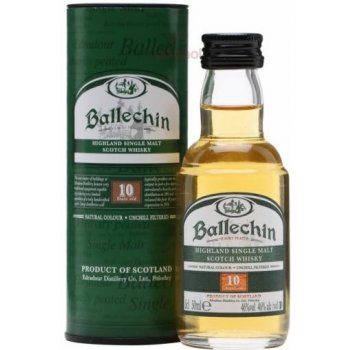 Ballechin 10y 46% 0,05 l (holá láhev)