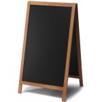 Jansen Display Reklamní áčko s křídovou tabulí 68x120, světle hnědá, 680 x 1148 mm – Zboží Mobilmania