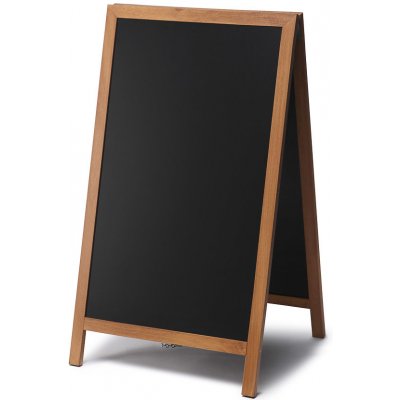 Jansen Display Reklamní áčko s křídovou tabulí 68x120, světle hnědá, 680 x 1148 mm – Zboží Mobilmania