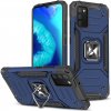 Pouzdro a kryt na mobilní telefon Samsung Pouzdro Wozinsky Ring Armor odolné hybridního + magnetické držák Samsung Galaxy A03s modré