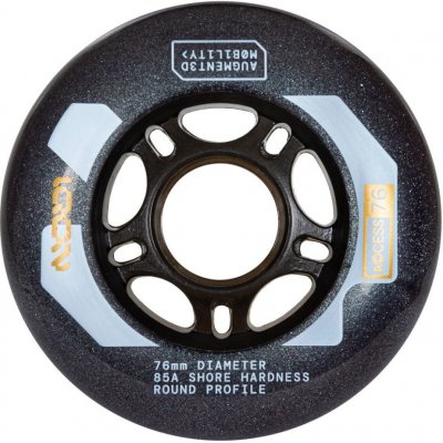 Powerslide Iqon Access Dark Grey 76 mm 85A 4ks – Zboží Dáma