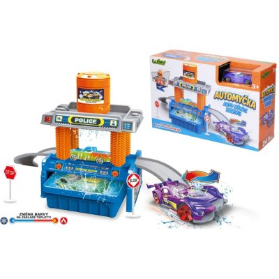 Wiky Vehicles Auto měnící barvu podle teploty set s myčkou 35 cm český obal – Zboží Dáma
