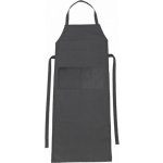 CG Workwear Zástěra Verona s laclem a kapsou 90 x 75 cm Šedá grafitová 90 x 75 cm CGW1146 – Hledejceny.cz