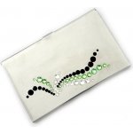 GM Collection GM Collection Pouzdro na vizitky s krystaly Swarovski 740301 WAVE GREEN – Zboží Živě