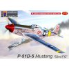 Sběratelský model Kovozávody Prostějov P 51D 5 Mustang '52nd FG' 3x camo 1:72