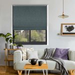 Roleta Římská, Velutto, Tyrkysově modrá, RV 011 , 125 x 60 cm – Hledejceny.cz