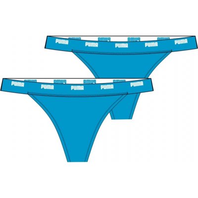 Puma Dámské spodní prádlo WOMEN TANGA STRING 2P PACK 93818002 Modrá