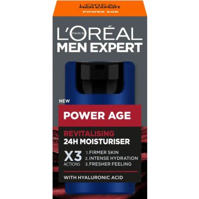L'Oréal Paris Men Expert Power Age Revitalizační 24h hydratační krém 50 ml – Zboží Mobilmania