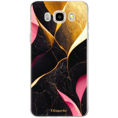 Pouzdro iSaprio - Gold Pink Marble - Samsung Galaxy J5 2016 – Zboží Mobilmania