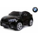 Beneo elektrické autíčko BMW X6 M 2 místní 12V elektrická brzda 24 GHz dálkové ovládání otvíravé dveře EVA kola kožené sedadlo 2 X motor černá