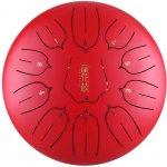 Hütermann Tongue drum 12' 30cm 11 tónů C-dur -červený s příslušenstvím – Zbozi.Blesk.cz