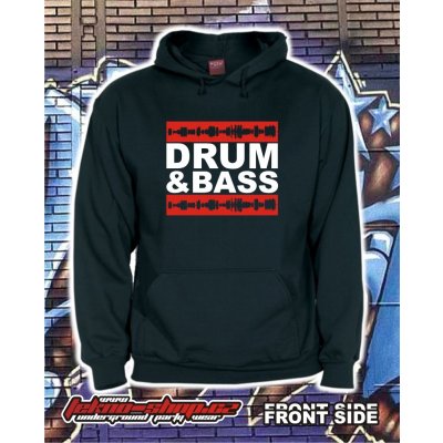 TEKNOSHOP Drum & Bass Frequency dnb s potiskem černá