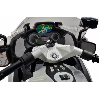 Mamido elektrická motorka BMW R1200 Policie stříbrná – Hledejceny.cz