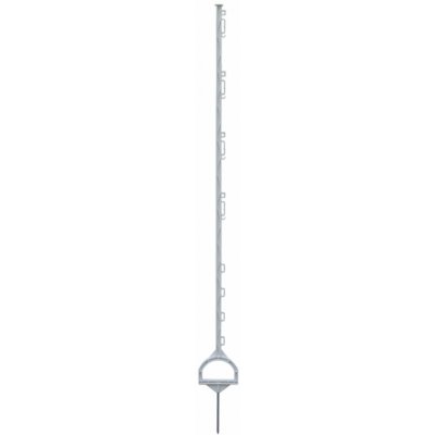 Plastový sloupek pro elektrický ohradník, délka 157 cm, 12 oček, bílá