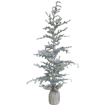 Chic Antique Zasněžený vánoční borovicový stromek v jutě a se šiškami Pine Tree - 65*180 cm - Chic Antique – Hledejceny.cz