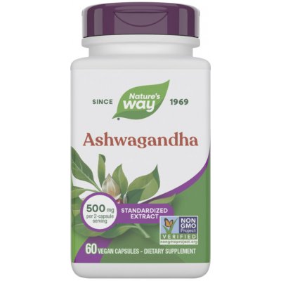 Nature's Way Ashwagandha 60 kapslí – Hledejceny.cz