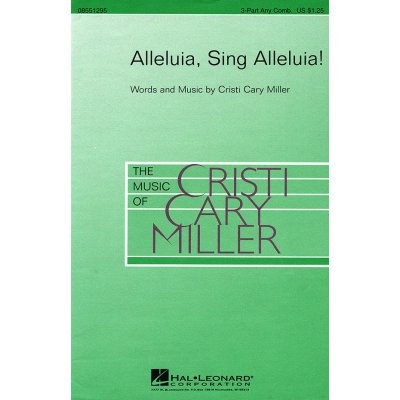 Alleluia, Sing Alleluia! pro sbor 3-Part Choir 1020981 – Zboží Mobilmania