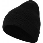 Build Your Brand Heavy Knit beanie s ohrnovacím lemem Černá – Hledejceny.cz