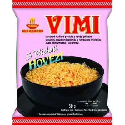 VIMI Instantní polévka s hovězí příchutí 50 g – Sleviste.cz