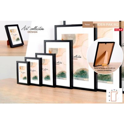 Fotorámeček 40x60 Idea černý – Zboží Živě