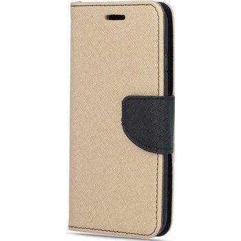 Pouzdro Forcell Fancy Book Samsung Galaxy A6 Plus 2018 černé zlaté