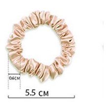 Různobarevné gumičky do vlasů 1 ks, WHITE ORCHID Barva hedvábí: zlatá