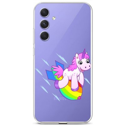 Pouzdro TopQ Samsung A54 5G Flying Unicorn – Zboží Mobilmania