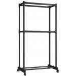 NoBi LORIK Šatníkový regál kov černá – Zboží Mobilmania