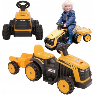 Goleto Šlapací traktor s přívěsem žlutý – Hledejceny.cz