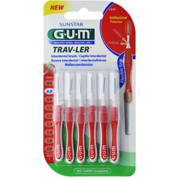 GUM Trav-Ler mezizubní kartáčky 0,8 mm 6 ks