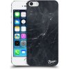 Pouzdro a kryt na mobilní telefon Apple Pouzdro Picasee silikonové Apple iPhone 5/5S/SE - Black marble čiré