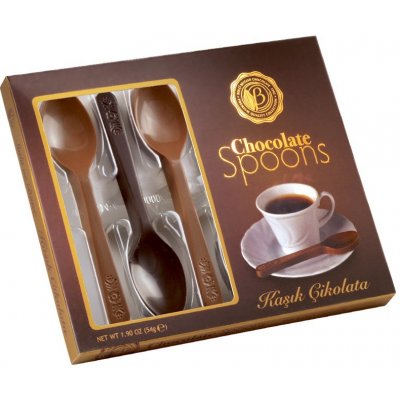 Bolci Čokoládové lžičky z hořké a mléčné čokolády 54 g – Zboží Mobilmania