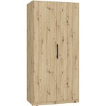 Maro Šatní skříň 100x213 cm dub artisan CDXS82-D78 – Zboží Dáma