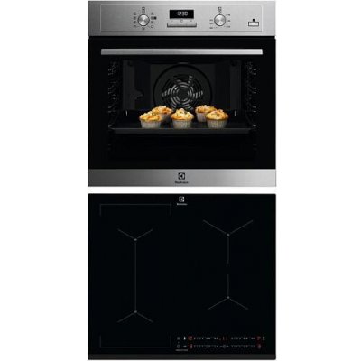 Set Electrolux 600 PRO SteamBake EOD3H70X + EIS62449