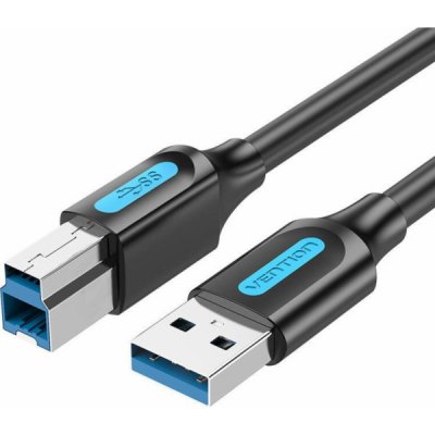 Vention COOBD USB 3.0 Male to USB-B Male Printer, 0.5m, černý – Zboží Živě
