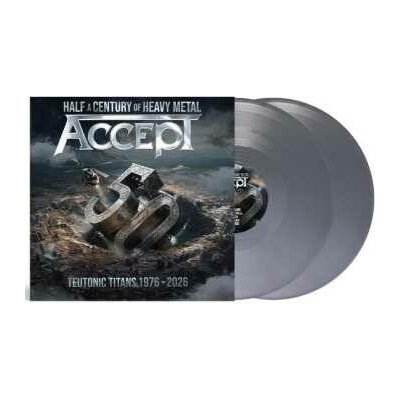Accept - Teutonic Titans 1976-2026 Silver Vinyl 2 LP – Sleviste.cz