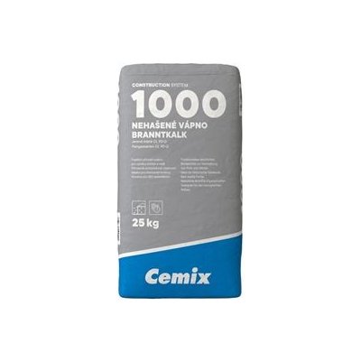 Cemix 1000 CL 90-Q Nehašené vápno 20 Kg – Zboží Mobilmania