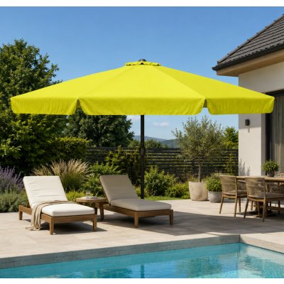 Zahradní slunečník LINDER EXCLUSIV 400 cm MC2012LG Lime Green – Hledejceny.cz