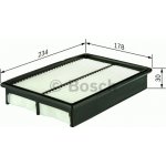Vzduchový filtr Bosch F 026 400 127 – Hledejceny.cz