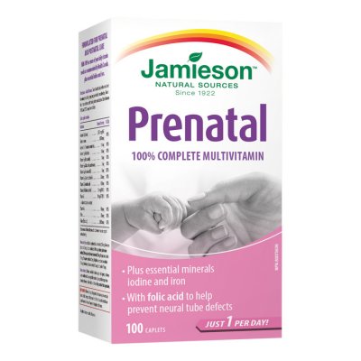 Jamieson Prenatal multivitamin 100 tablet – Zboží Mobilmania
