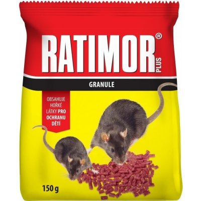 Ratimor Plus granule na hubení hlodavců 150 g