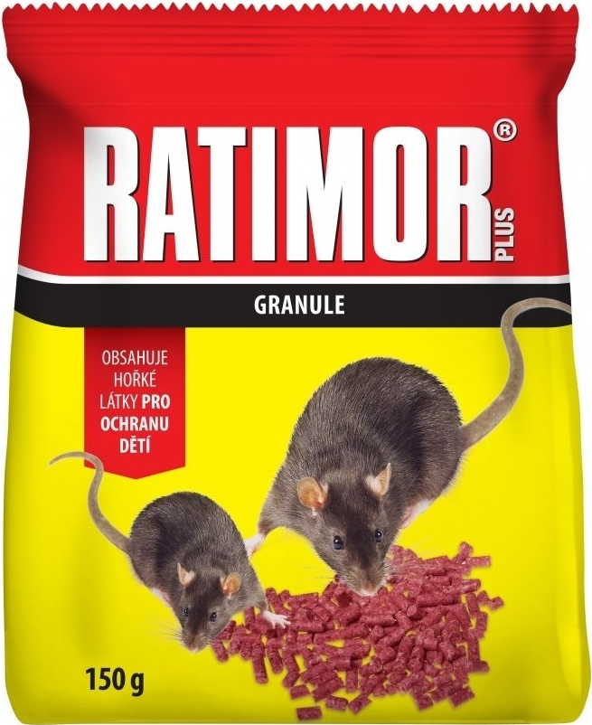 Ratimor Plus granule na hubení hlodavců 150 g
